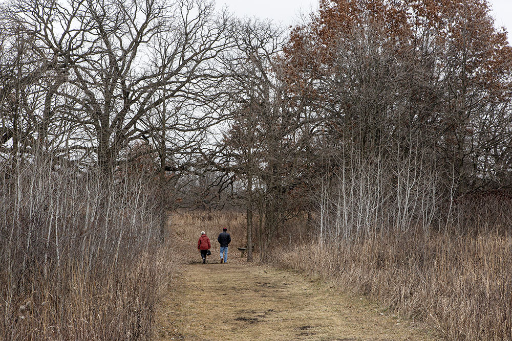 Some head off on their own to enjoy the rest of the park.