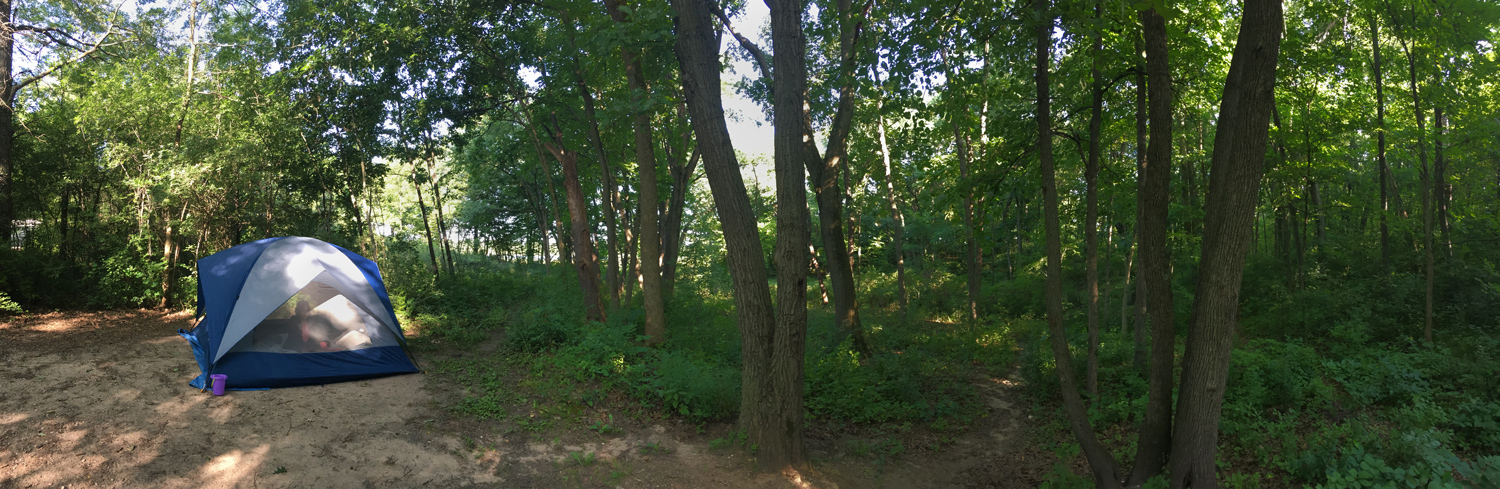 Campsite, Ottawa Lake Recreation Area