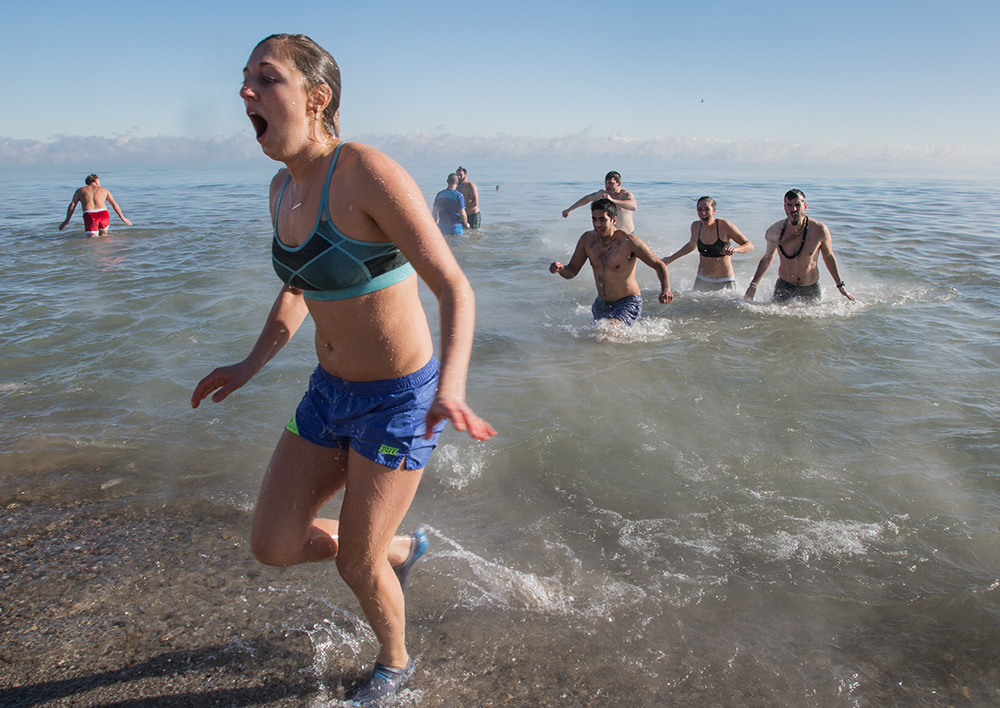 Polar Bear Plunge, Bradford Beach, Milwaukee