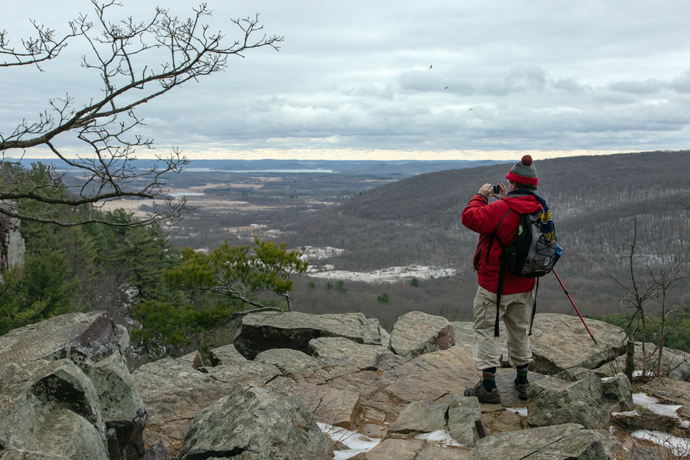 Ice Age Trail / East Bluff Trail overlooking Lake Wisconsin