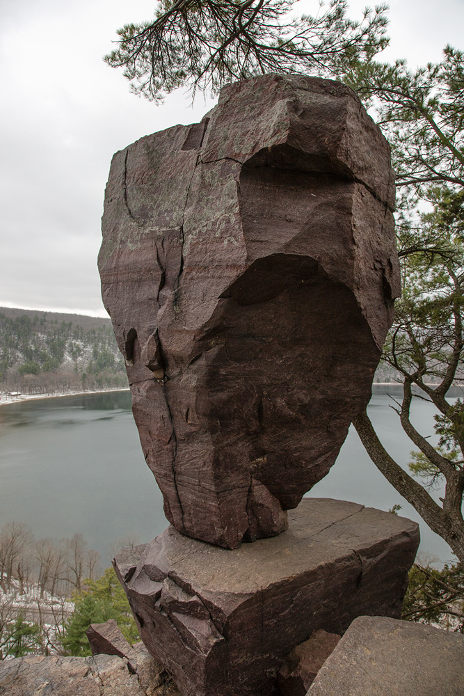 Balanced Rock, Devil's Lake State Park