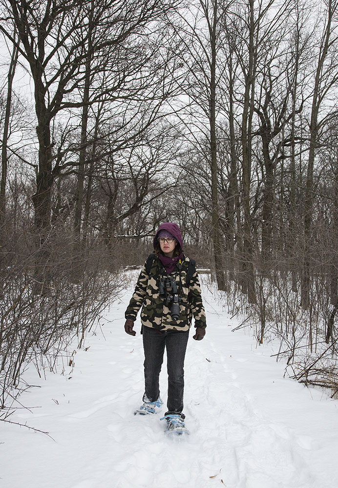 Snowshoeing at Havenwoods