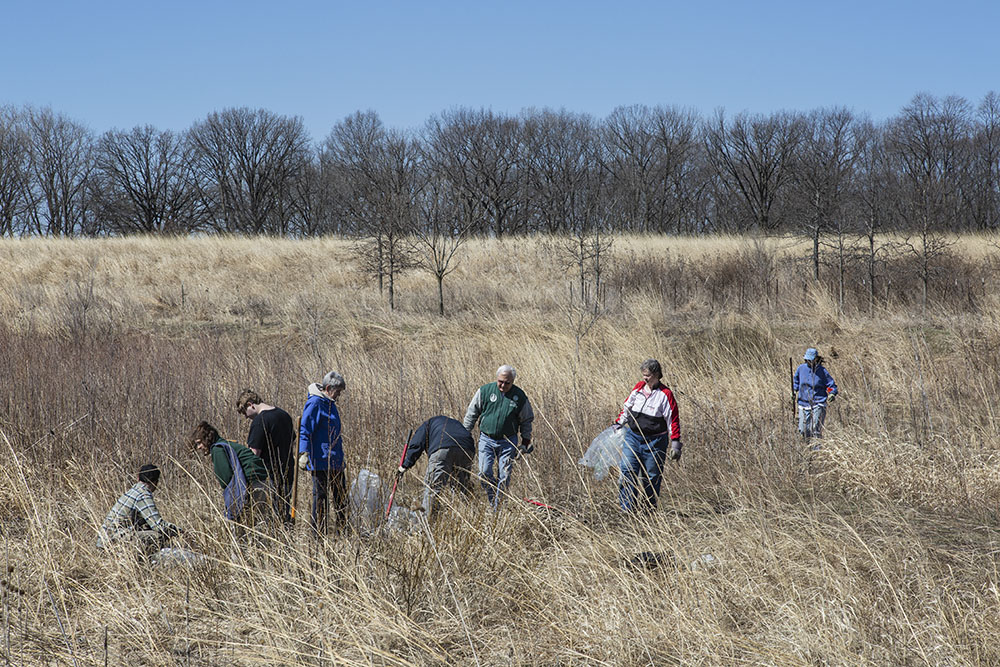 Work day organized by Sierra Club Great Waters Group