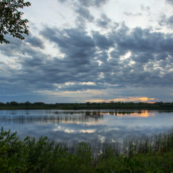 Ottawa Lake at sunset