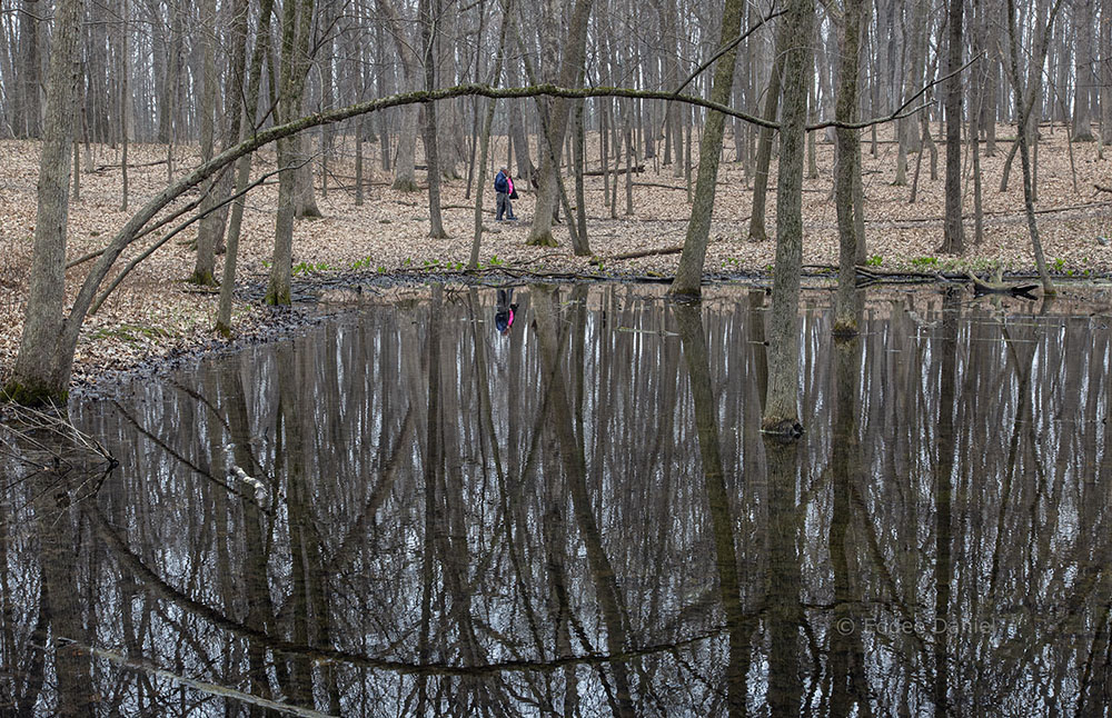 That's Steve and Wendy across the pond in Greenfield Park, West Allis.