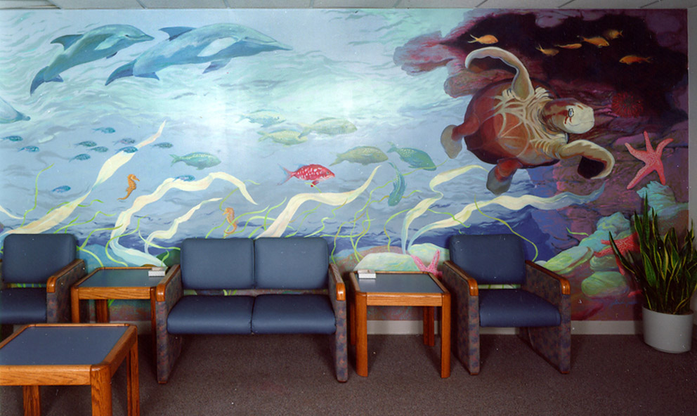 Children's Hospital of Wisconsin, commercial commission, mural painting