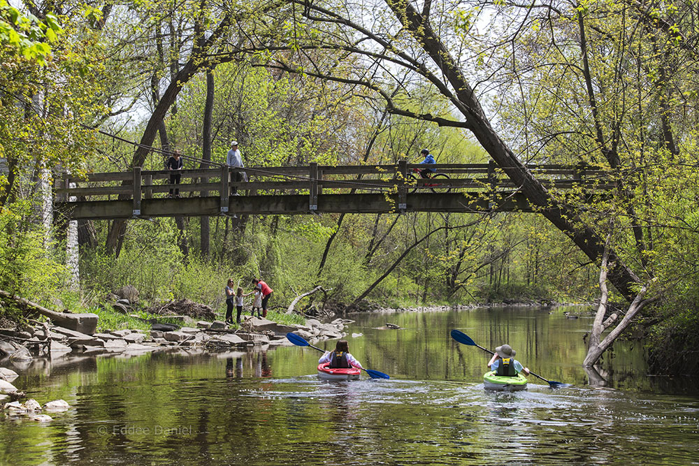 An idyllic moment in spring! Hoyt Park, Wauwatosa