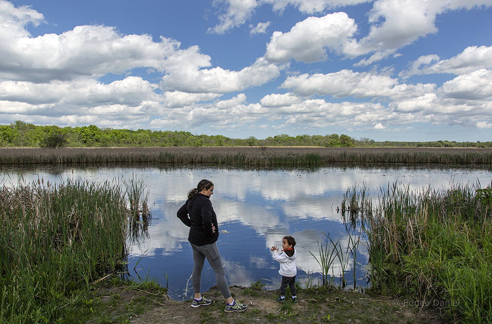 Chelsea and Santiago at Tichigan Wildlife Area, Tichigan