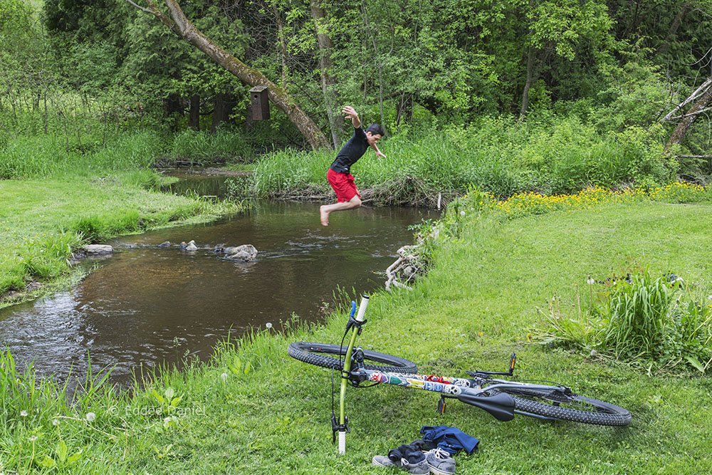 Jumping Coney Creek at Richfield Nature and Historical Park.