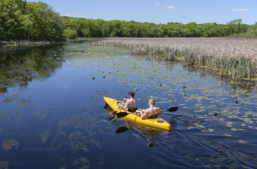 Kayaking the Oconomowoc River at Loew Lake Unit, Kettle Moraine State Forest