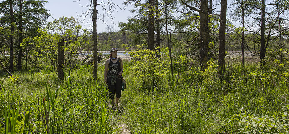 Emily Verbeten at Zinn Preserve