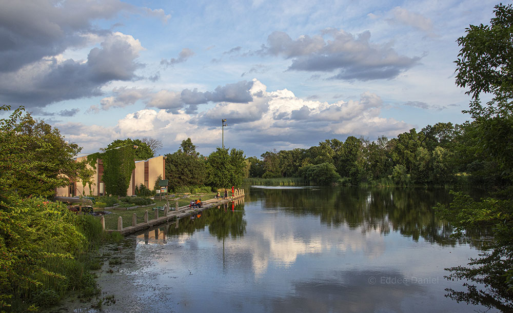 Washington Park at sunset