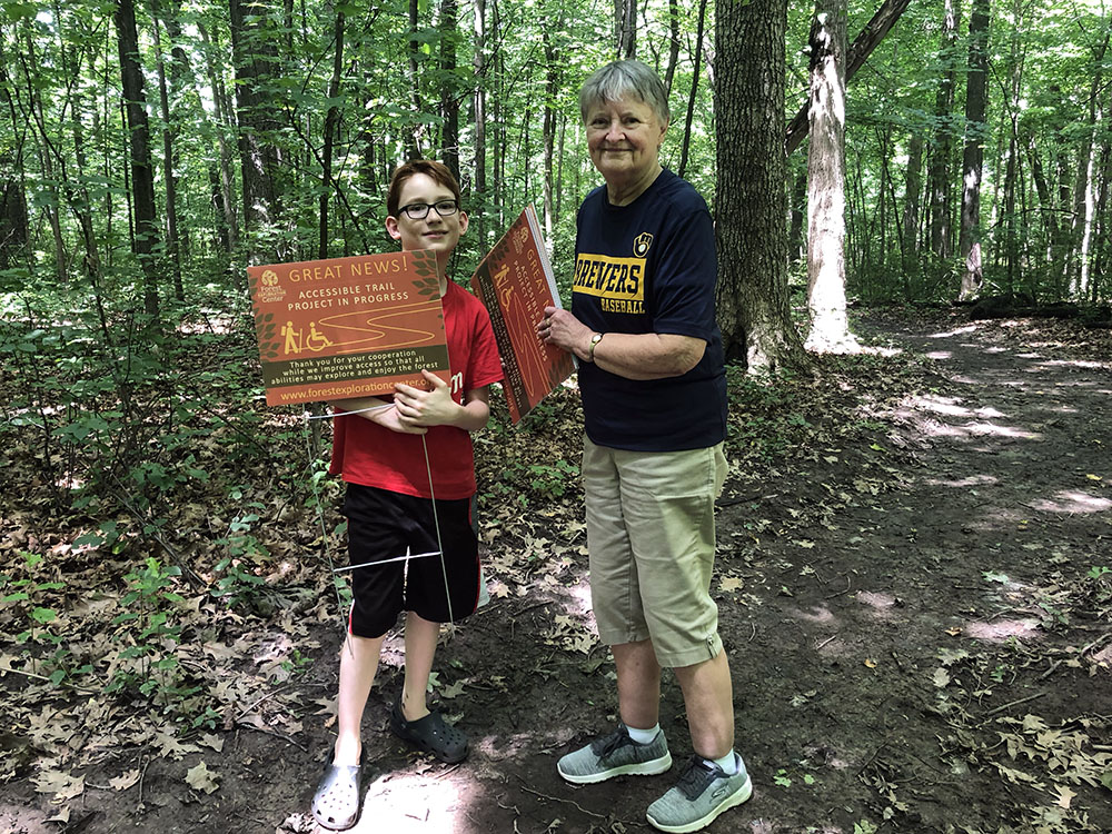 Stewards help bring awareness to improved trail access