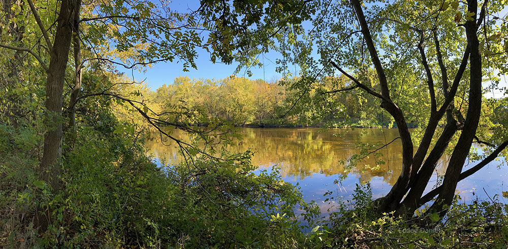 The Milwaukee River at Blue Heron Wildlife Preserve