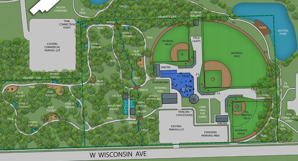 The Wisconsin Avenue Park Project Plan.