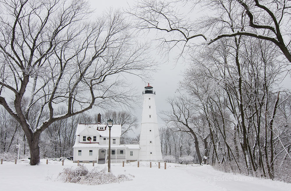 Although our tour didn't get this far, the North Point Lighthouse is a major Lake Park attraction.