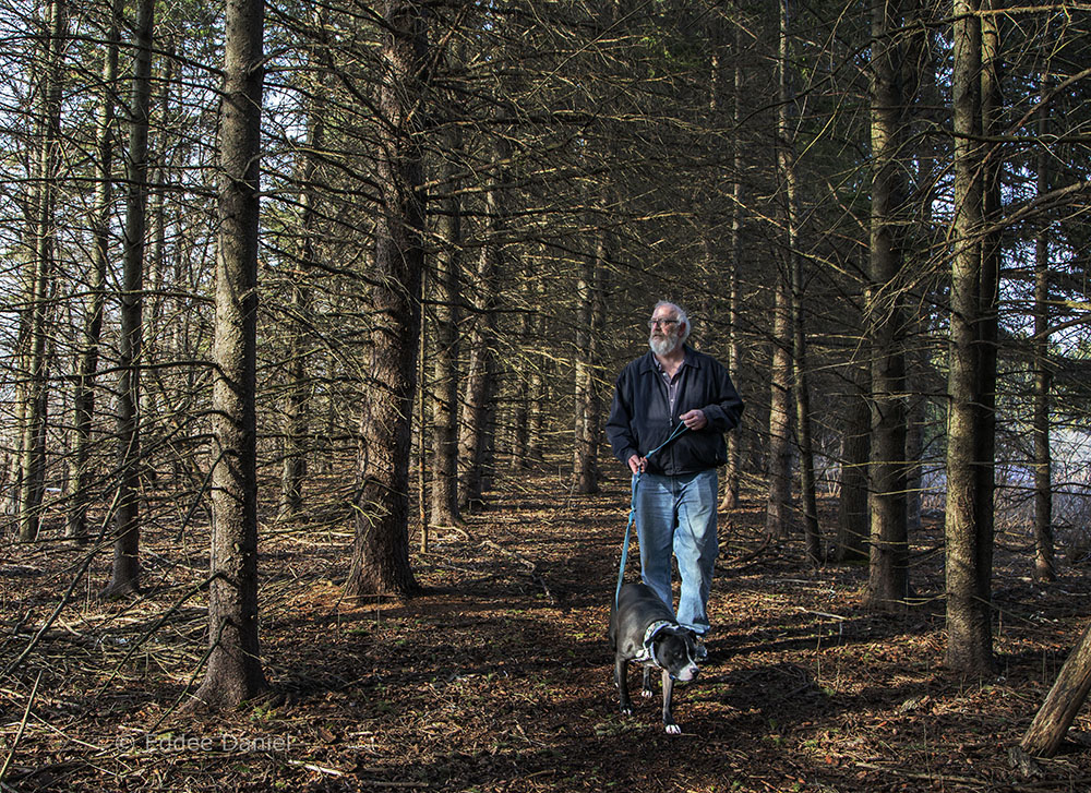 Tom Smith at Spirit Lake Preserve.