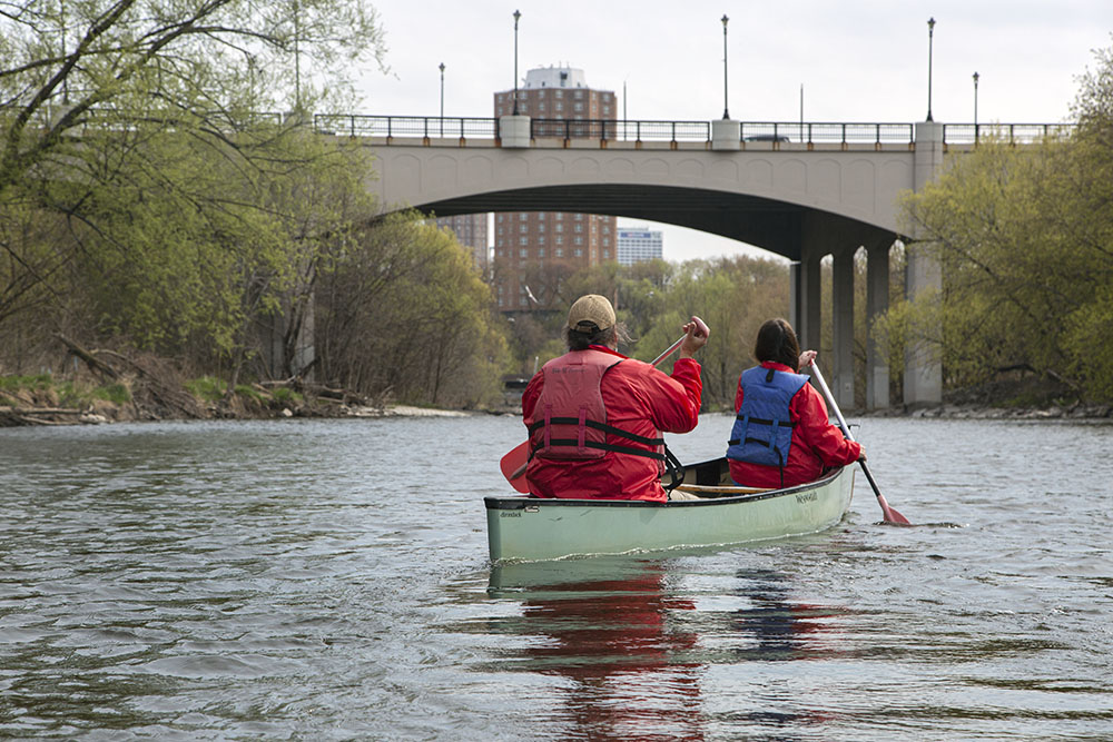 Approaching North Avenue.