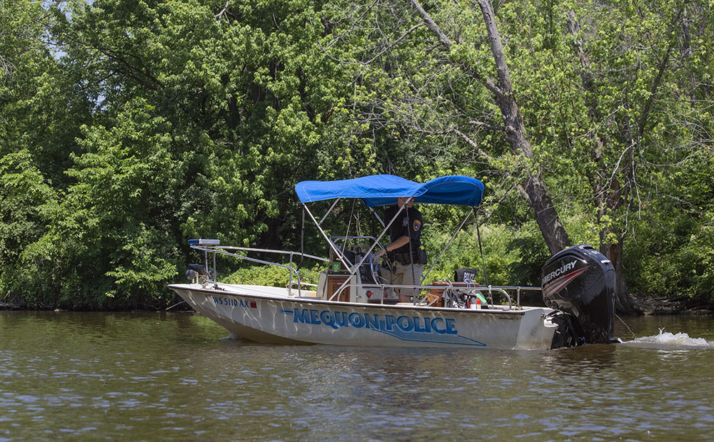 The river is patrolled by the City of Mequon police department.