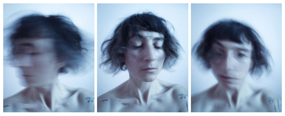 SELF-PORTRAIT: THREE STUDIES FOR A PORTRAIT, 2020