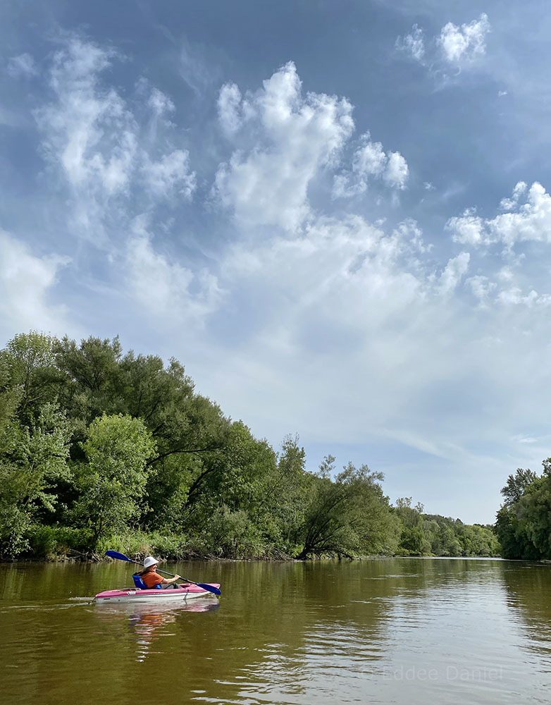 Kayaking the Milwaukee Urban Water Trail in the heart of the Greenway where the city vanishes.