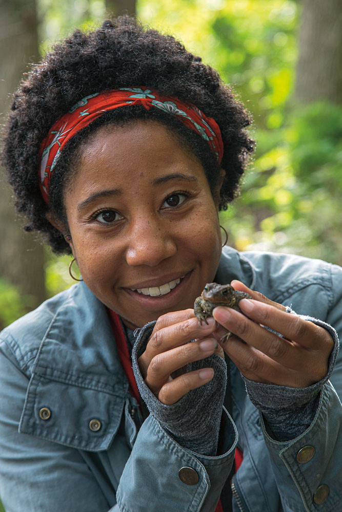 Freelance naturalist Sierra Taliaferro contributed a story entitled "Moments of Gratitude."