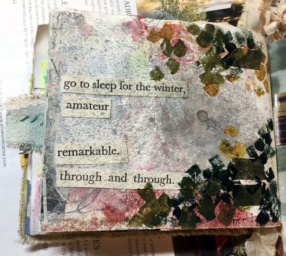 Winter Journal Page.