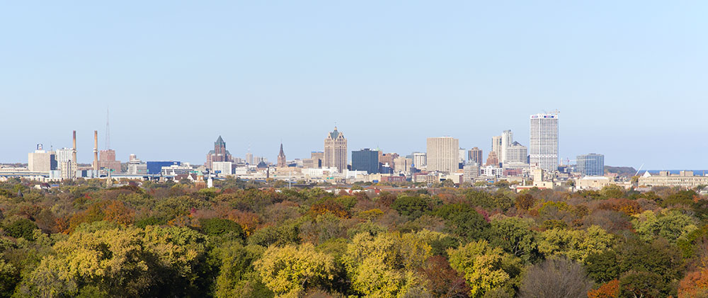 Milwaukee Skyline Panorama