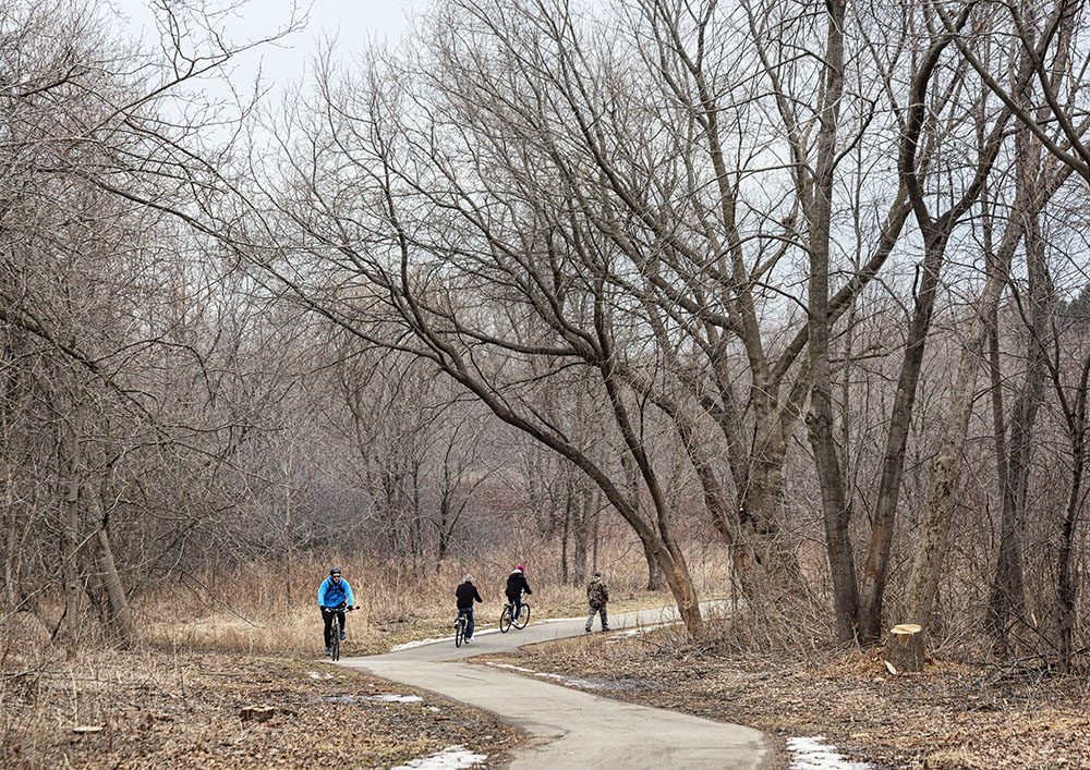 The Oak Leaf Trail in Warnimont Park.