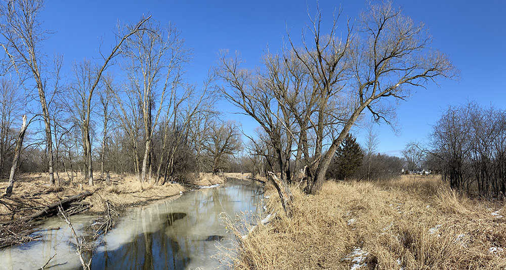 Little Menomonee River Parkway panorama.