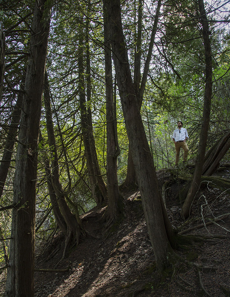 OWLT Executive Director Tom Stolp in Cedar Gorge