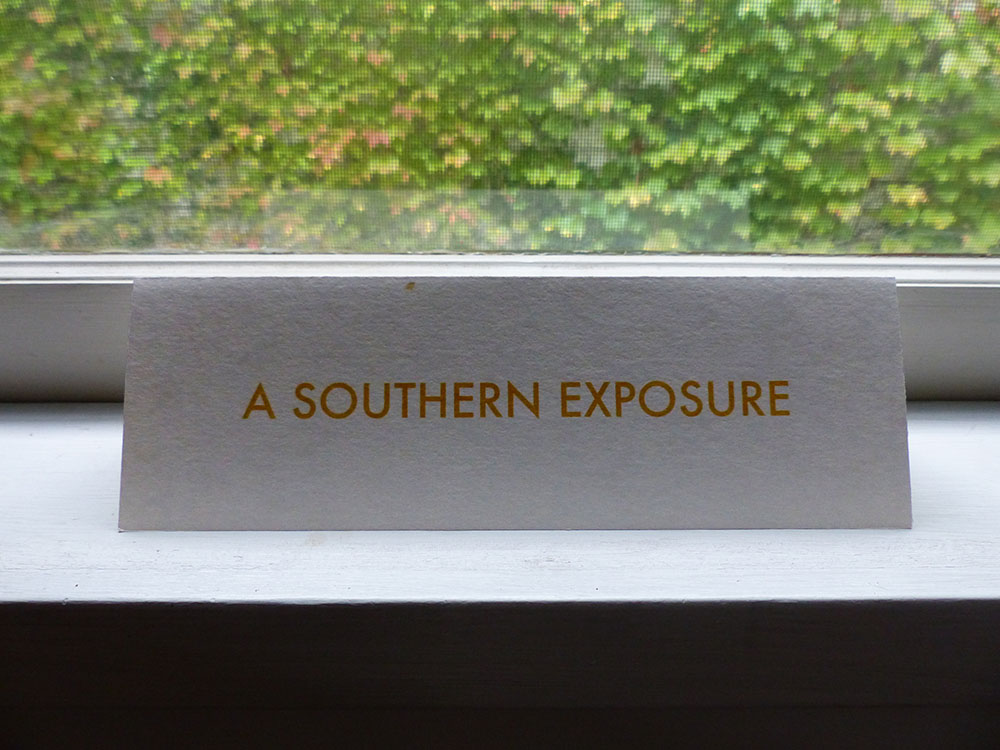 "A Southern Exposure," installation at the Lynden Sculpture Garden.