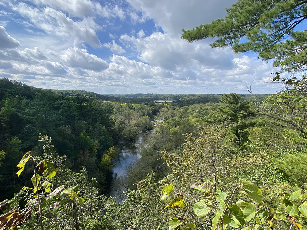 Willow River overlook, Willow River State Park, WI