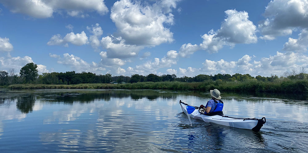 Kayak on the Fox River