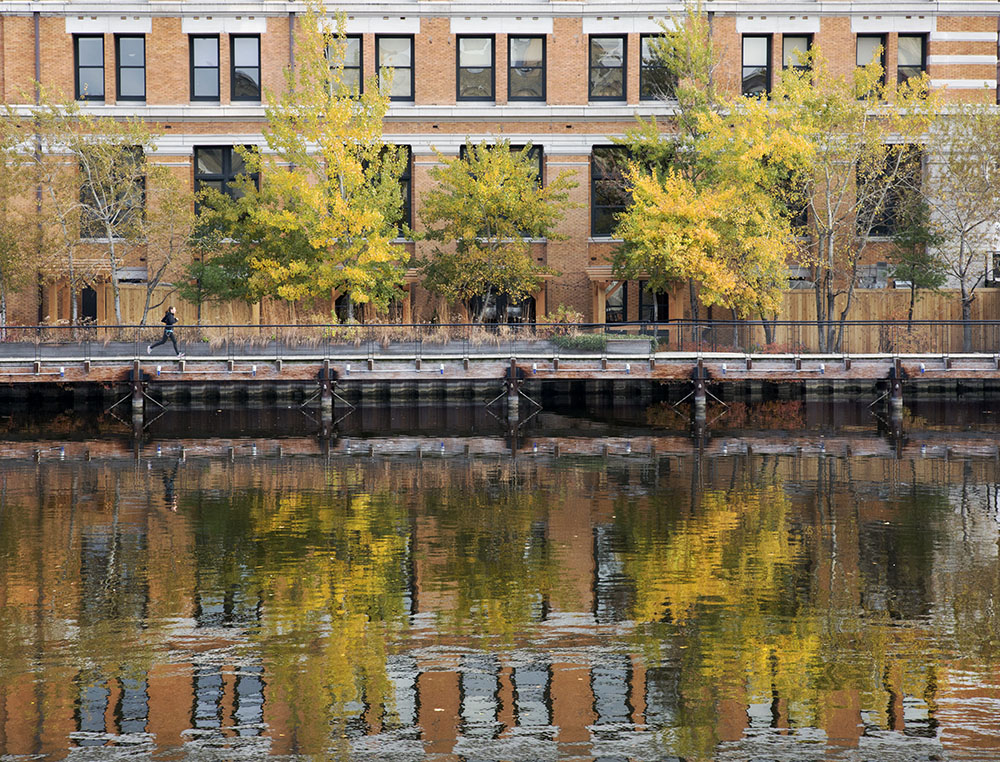 The Riverwalk in the Third Ward.