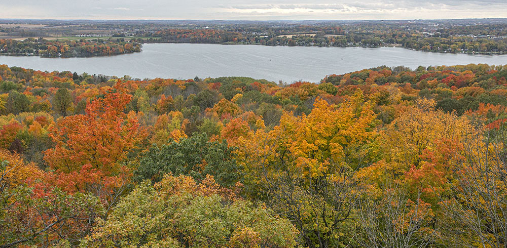 Pike Lake in autumn splendor