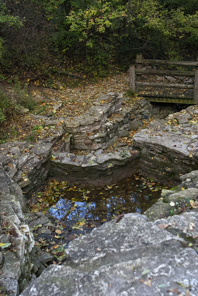 Lake Park Waterfall