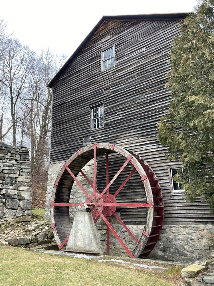 Diverted river water powered Rock Mill, which is on the National Register of Historic Places.