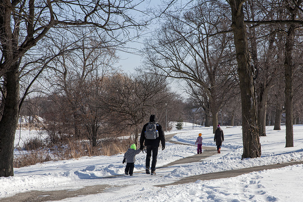 For some who came it was just a lovely walk in the park.