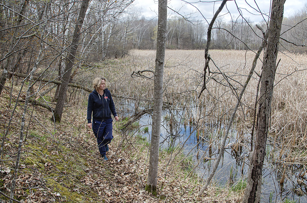 kathryn e. martin on one of her walks.