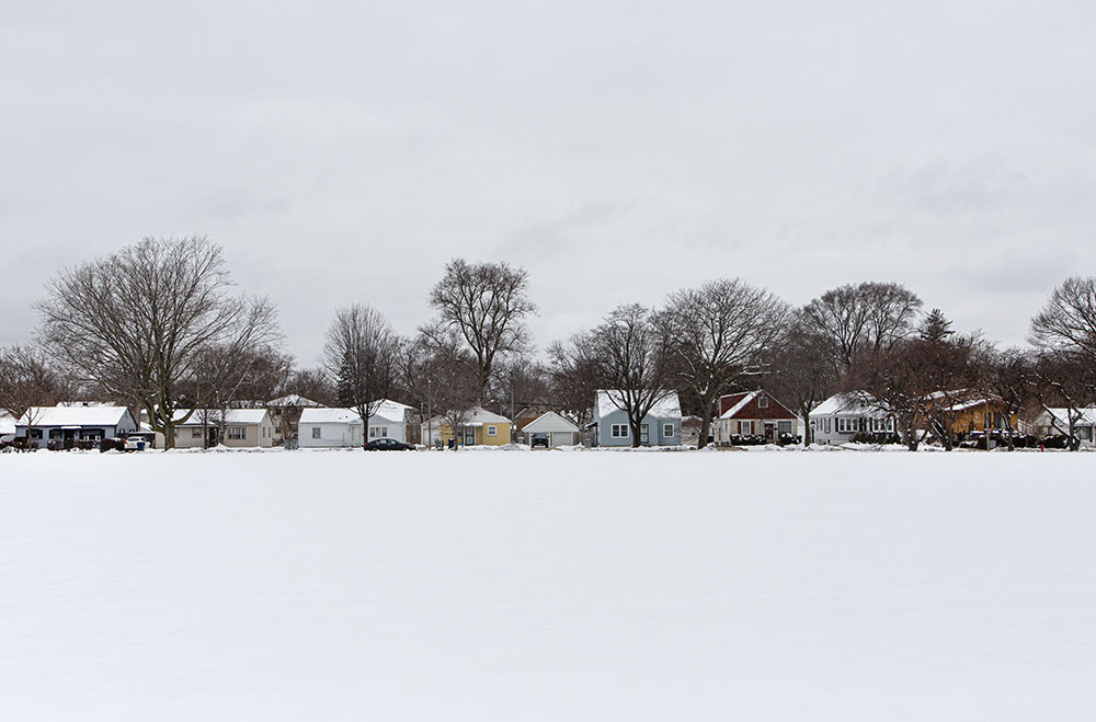 Much of Harriet Tubman park is a large open playing field.