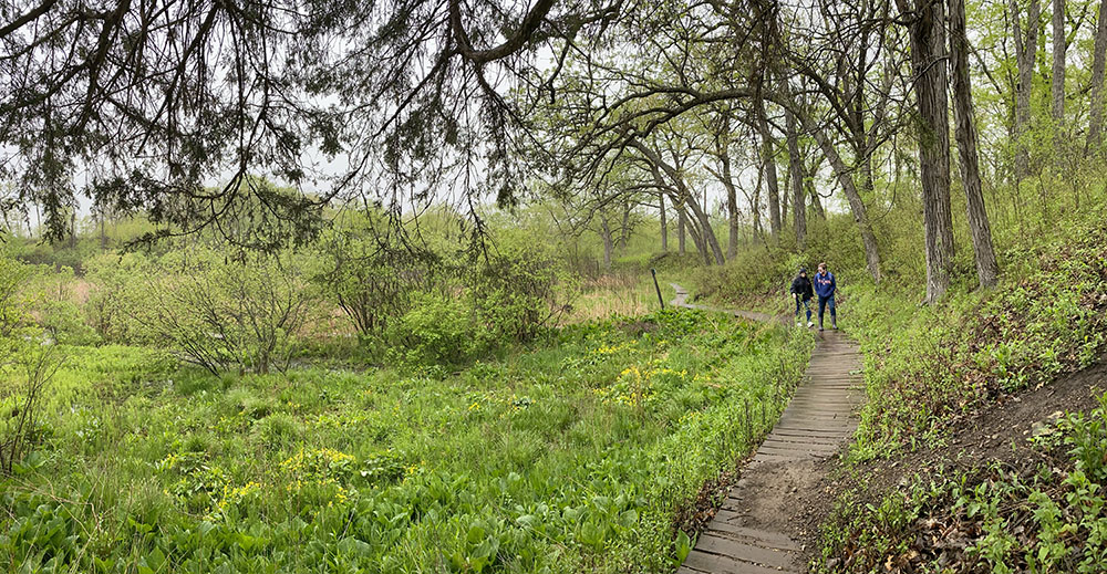 Many others were simply out to hike the trail on their own.