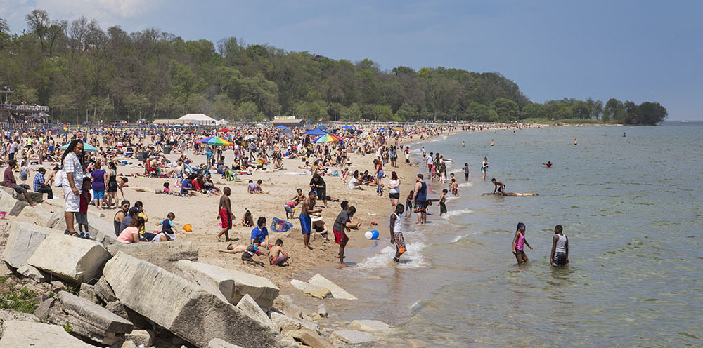 Bradford Beach on Memorial Day weekend!