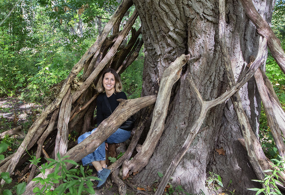 Meghan Burke in Riverside Park