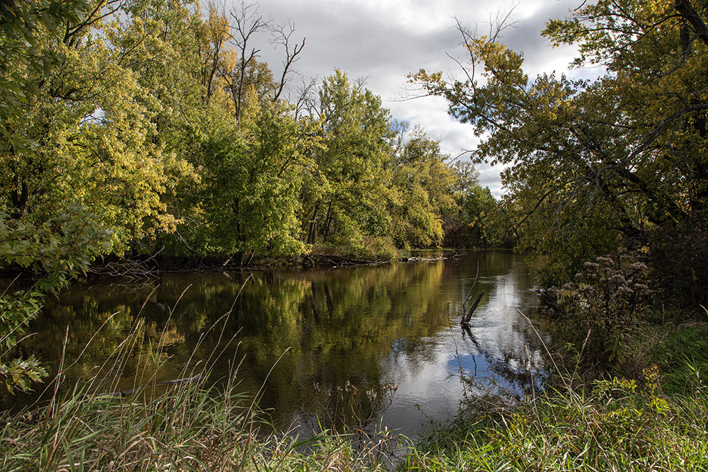  A side hike down to the water's edge afforded me this view of the river.