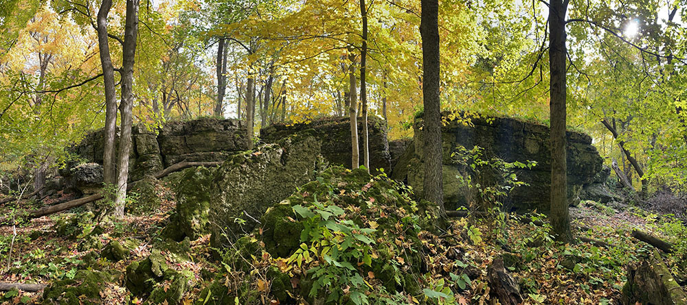 Panorama of the escarpment