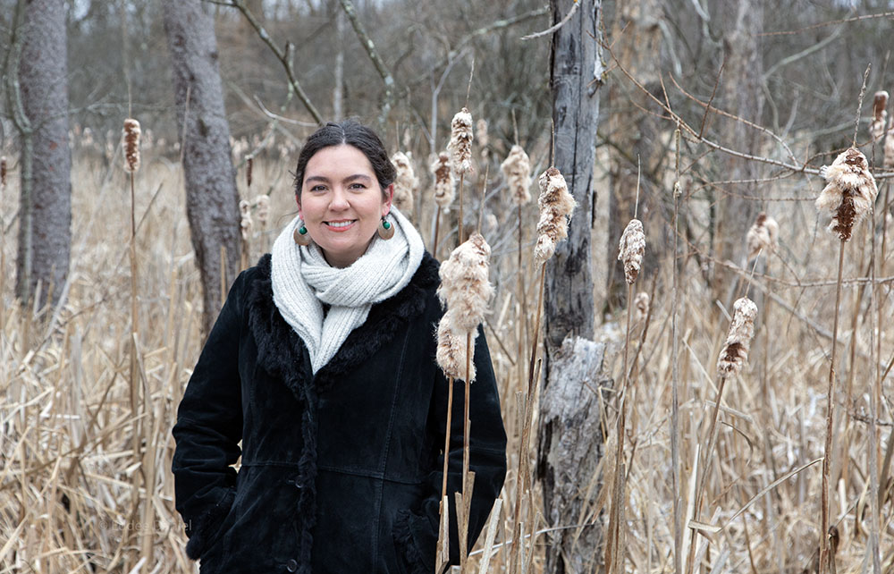 Ashley Lusietto at Zinn Preserve. 