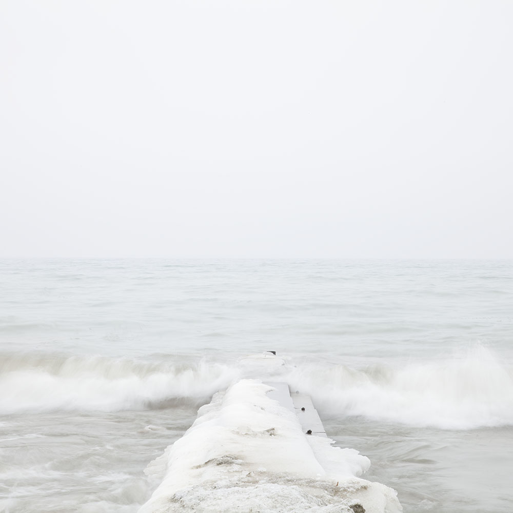 Lake in White. Doctors Park, Fox Point.