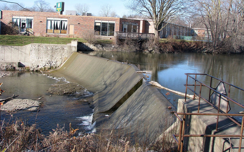 Water quality behind the dam is deemed impaired by the WI DNR.