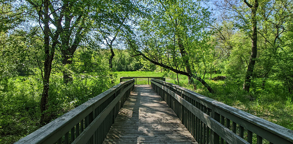 Boardwalk at Eagle Nature Trail, Eagle WI